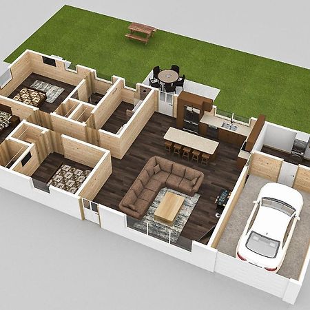 The Brick House: Brand New! 3 Bedroom Home With Private Driveway Пиджен Фордж Екстериор снимка