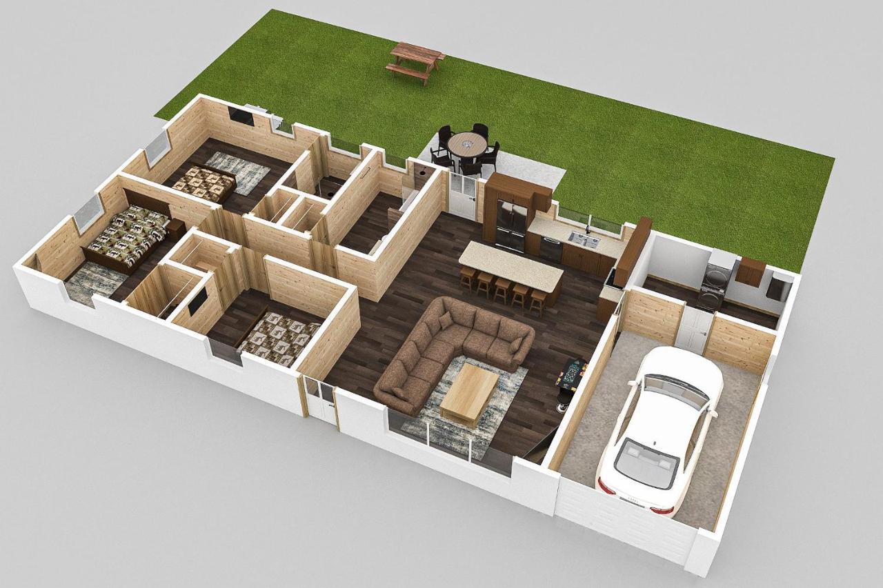 The Brick House: Brand New! 3 Bedroom Home With Private Driveway Пиджен Фордж Екстериор снимка